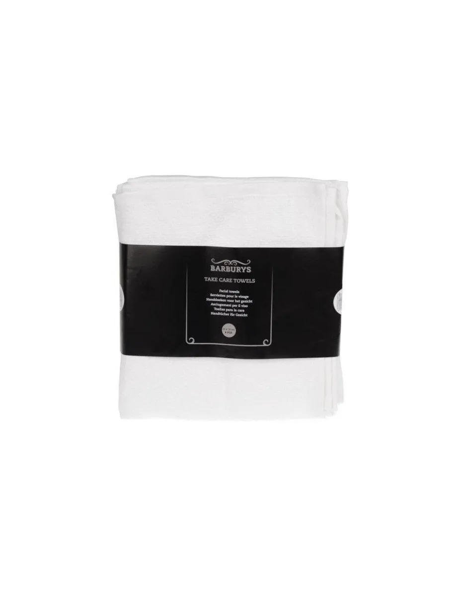Barburys Take Care Face Towels 6 Pack