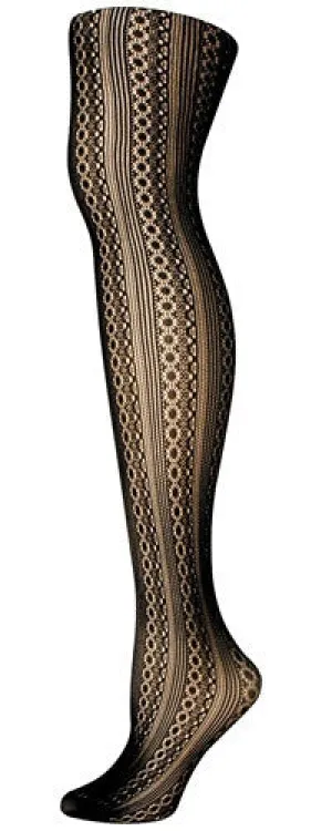 Black Nordic Textured Tights