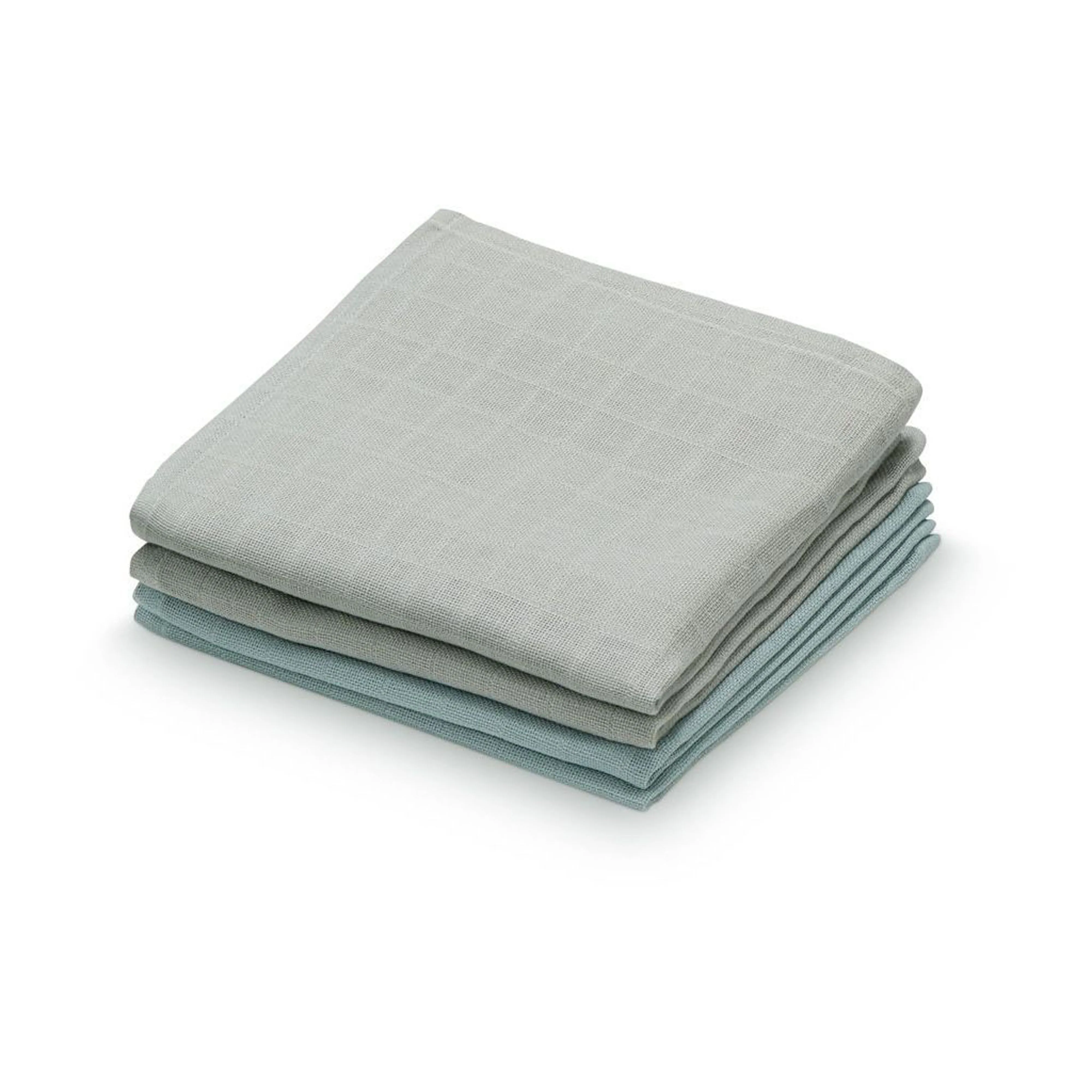 Cam Cam Copenhagen Muslin Washcloth Mix Petrol/Grey