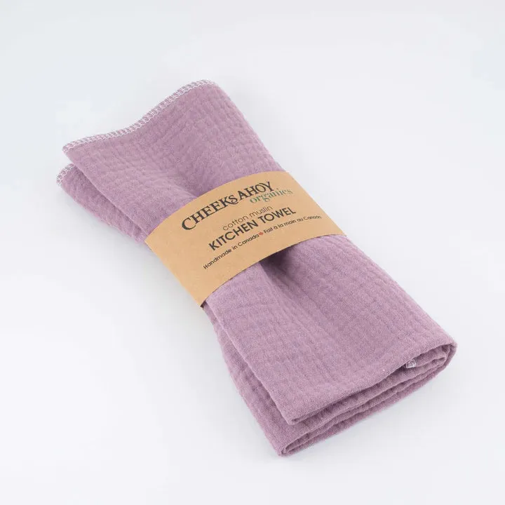 Cheeks Ahoy - Cotton Muslin Kitchen Towel