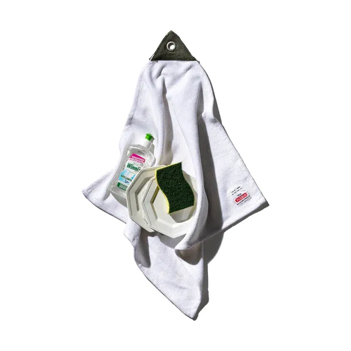 COTTON TOWEL WITH VINTAGE EYELET