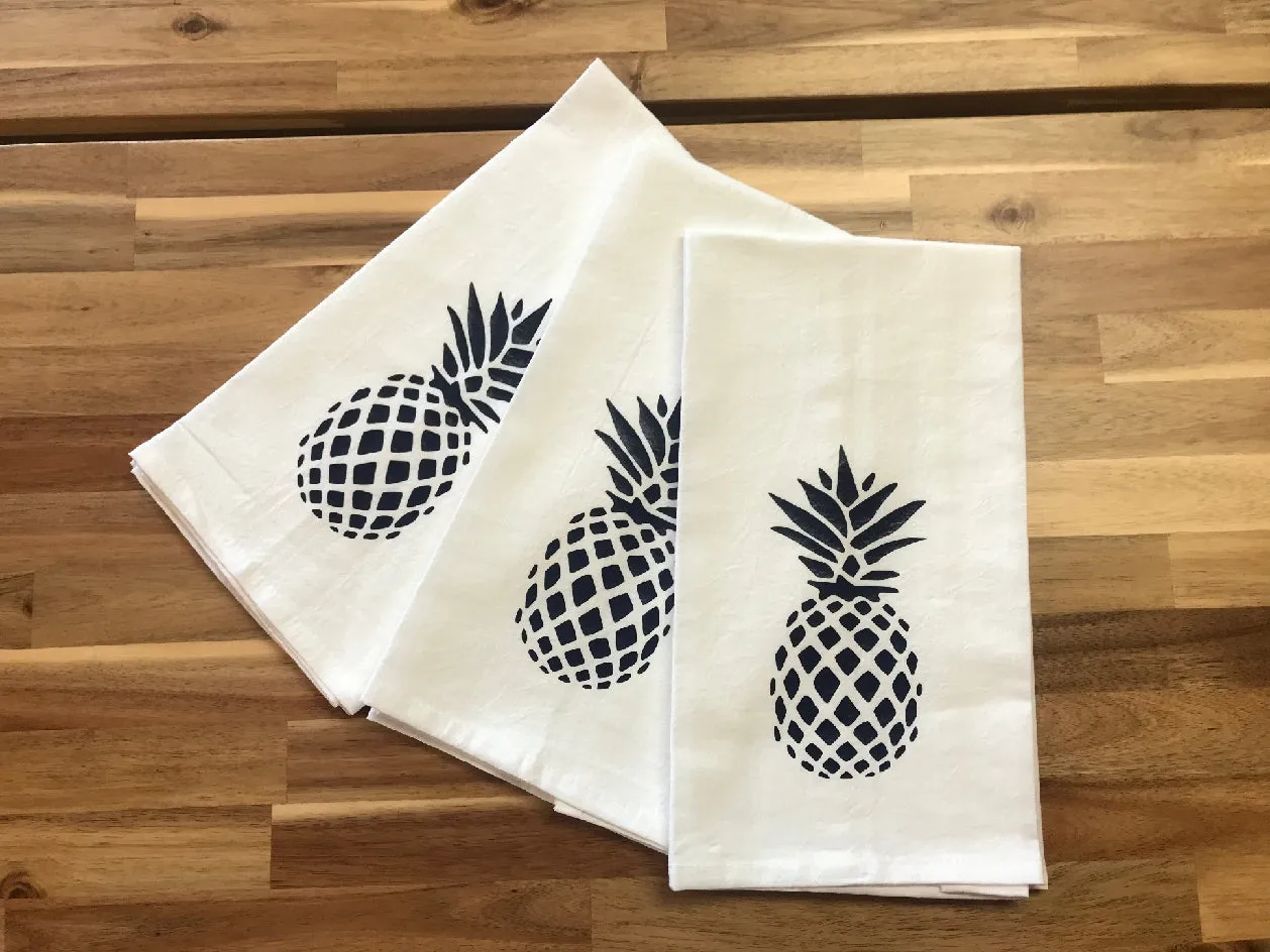 Custom Printed Flour Sack Towels with 2 Color Logo