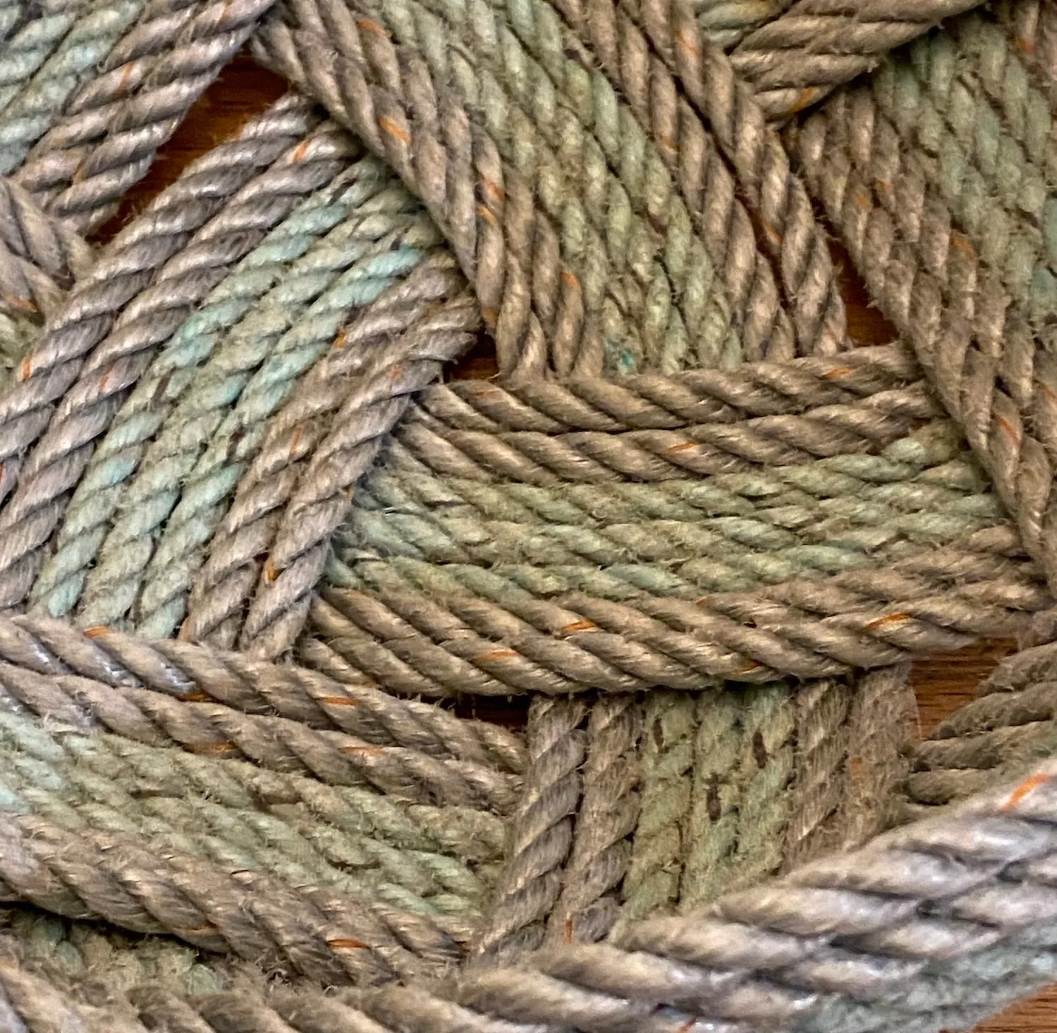Green Trimmed with Double Silver Basket