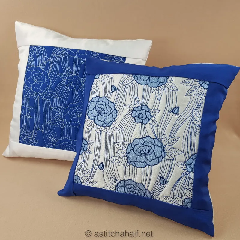 Japanese Peony Decorative Pillow Designs
