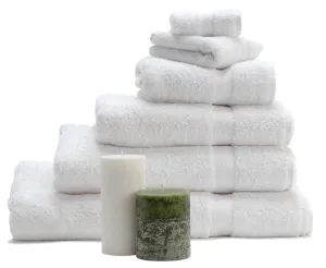 Majestic Luxury Range Towels- Face Flannel White 12 Pack