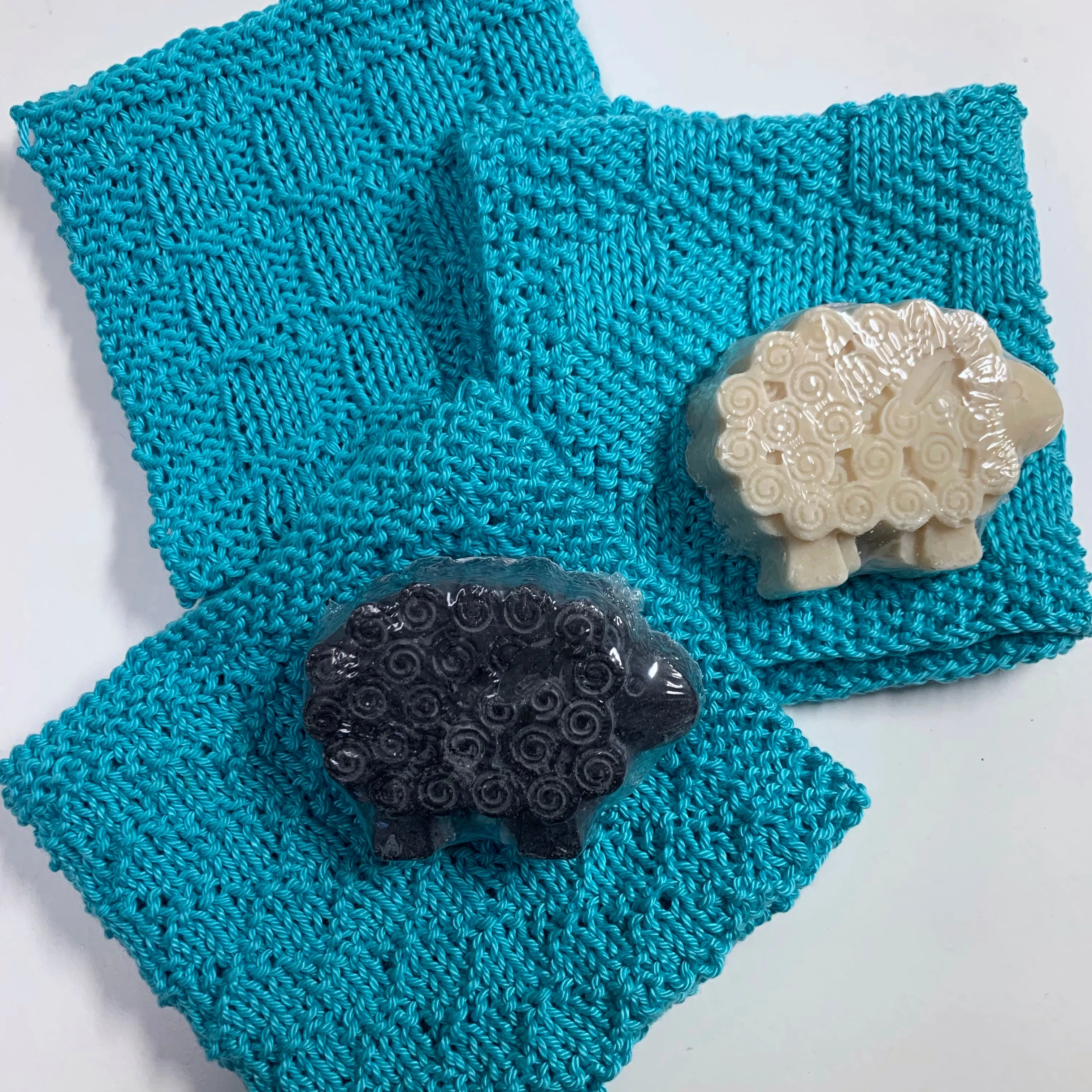 Pima Cotton Washcloths Knitting Kit | Cascade Ultra Pima Cotton & Knitting Pattern (#212)