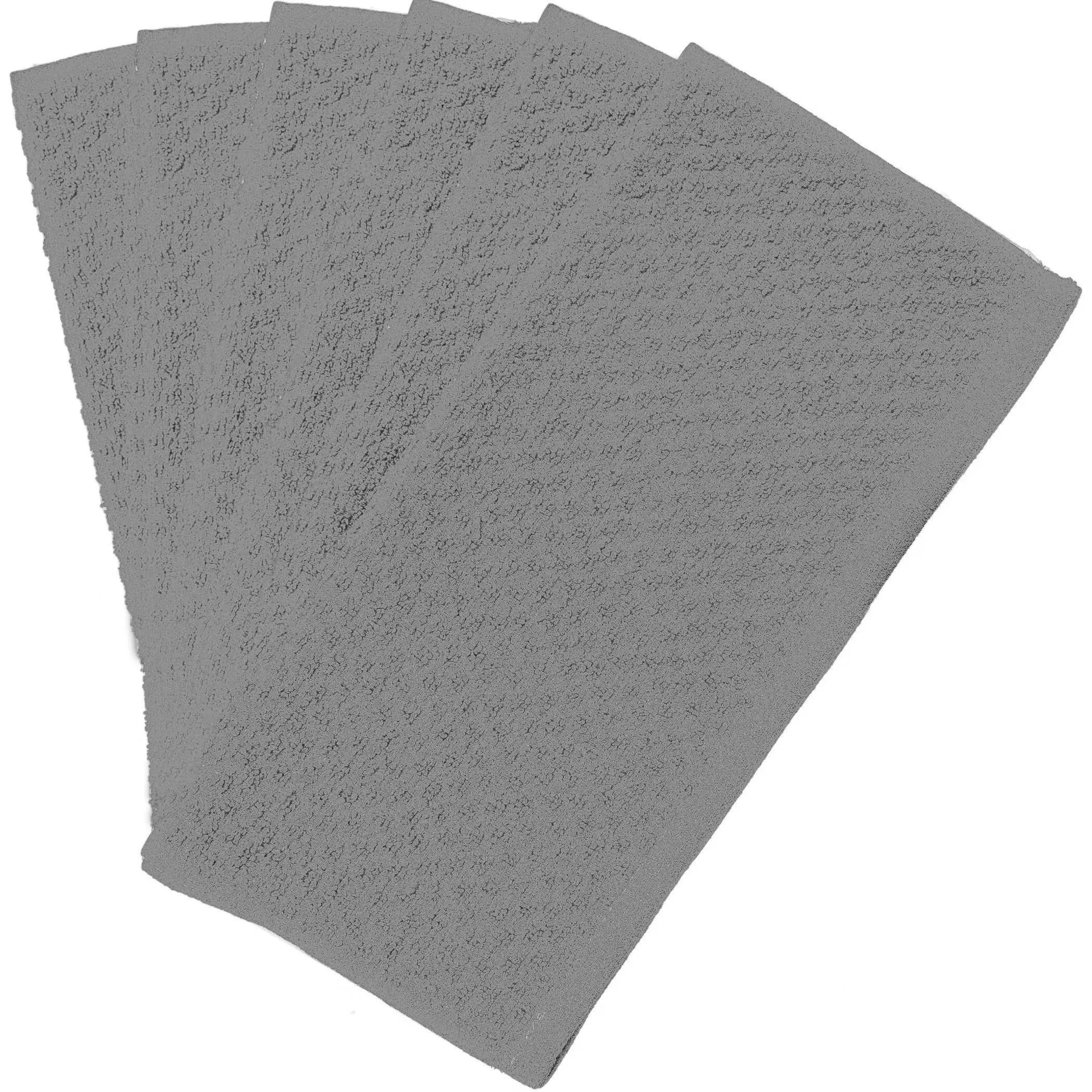 Premium Kitchen Towels Pack of 8 Grey 100% Cotton 40cm x 70cm Absorbent Dish Towels - 425 GSM Tea Towel, Terry Kitchen Dishcloth Towels- Grey Dish Cloth for Household Cleaning