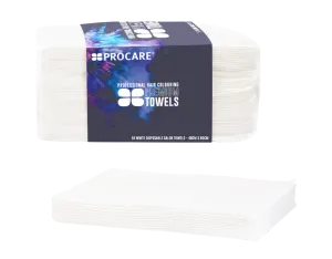 Procare Disposable Towels White 50 Pack