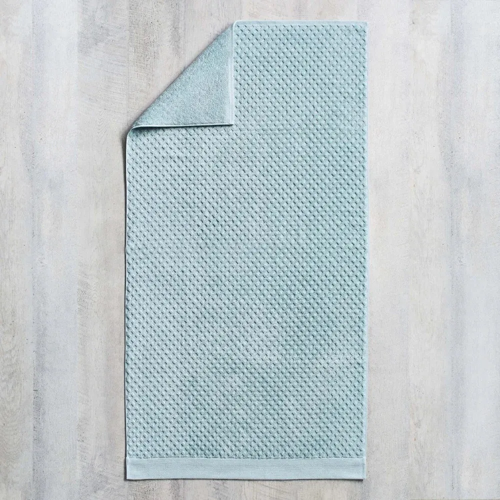 Signature Soft Textured 8 Piece Towel Set, Aquifer bathroom towels set