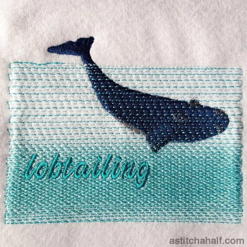 Whale Lobtailing